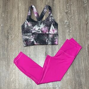 Like New Lululemon Matching Set. Size Top 6/Bottom 4